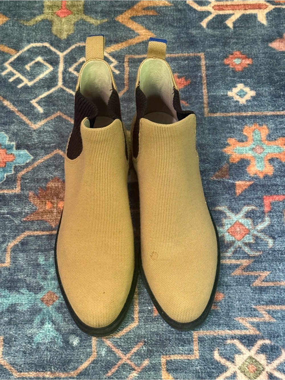 Rothy’s The Lug Chelsea Boot in Tan